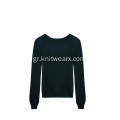 Γυναικείο πλεκτό Mohair Like Loose πλεκτό Crew-Neck Pullover